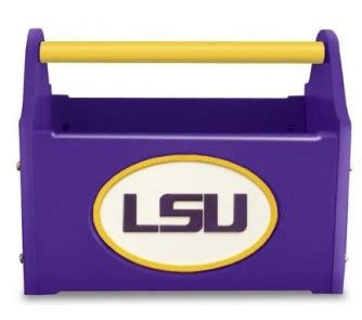 Louisiana State (LSU) Tigers Tool Box / Decorative Caddy